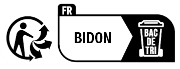 Étiquette info-tri bidon