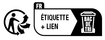 Étiquette info-tri étiquette et lien