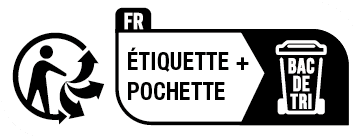 Étiquette info-tri étiquette et pochette