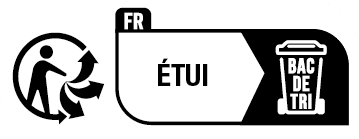 Étiquette info-tri étui