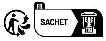 Étiquette info-tri sachet