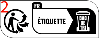 Étiquette info-tri variante 2